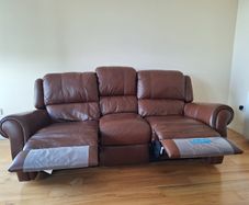 Leather couch