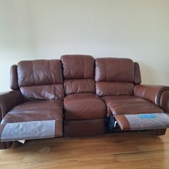 Leather couch