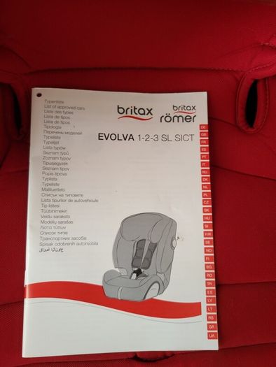 Britax Car seat Evolva ISO fix