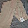 Bershka petite wide leg high waisted trousers beige NEW Image 4