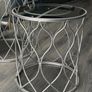 Coffee table with glass top set/individual Image 3