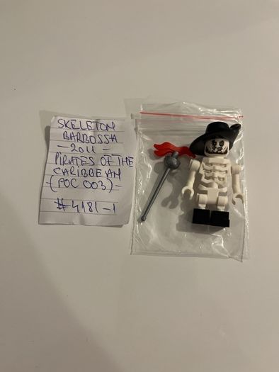 Lego Skeleton Barbossa from Pirates of the Caribbean