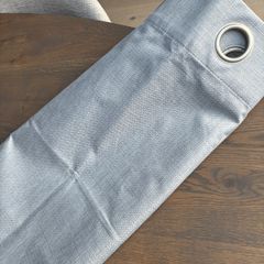 Home Focus Eyelet Curtains with blackout lining in a textured pale great size 168x137. In perfect condition.