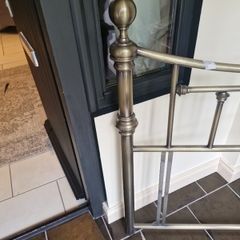 brass headboard