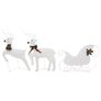 Reindeer & Sleigh Christmas Decoration 60 LEDs Outdoor White Image 4