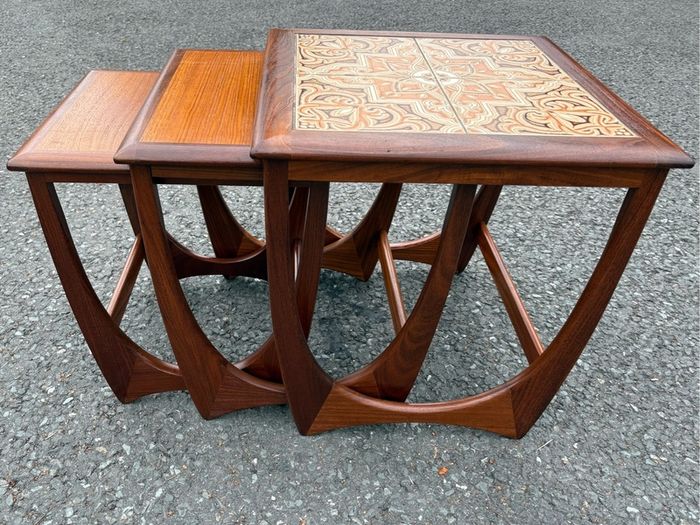 Vintage G-Plan Astro teak and nest  of Tables  c1970