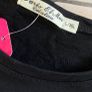 Black Lace Up Sides Top Large Image 3