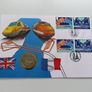 The Channel Tunnel UK England & France 1993 Eurotunnel BUNC coin stamps 1994 first day cover Image 3