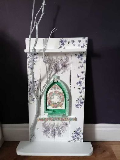 Enchanted fairy door/decorative shelf display