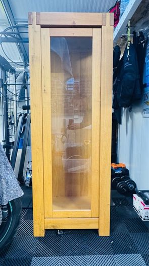 Oak display case