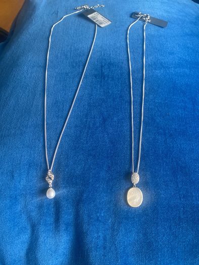 Silver necklaces
