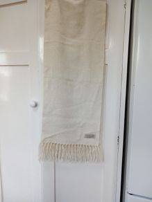Mucross Weavers Cream Soft Wool Scarf