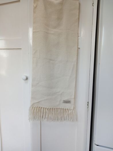 Mucross Weavers Cream Soft Wool Scarf
