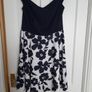 Navy and white Quiz dress Image 2