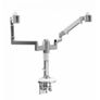 Humanscale M-Flex M2 Dual Monitor Arm + 2 Dell UltraSharp U2412M Monitors + Cables Image 10