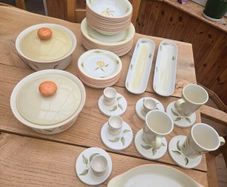 Ceramics Dinner Set, Plates, Cups, Casserole Disch, egg
