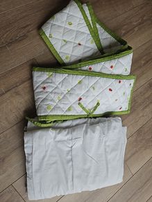 Ikea Cot Bumper and Toddler bed quilt
