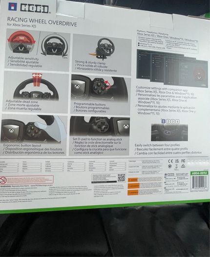 Brand New Hori Overdrive Racing Wheel Xbox Series X/S & PC