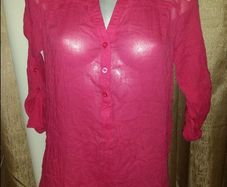 BNWT Pink Long sleeve shirt by Promod size UK10 EUR38 Postage included