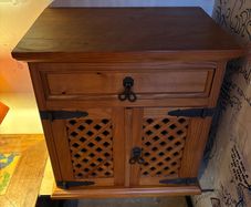 Solid Pine Lattice Locker