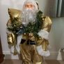 Large Gold Santa Image 2