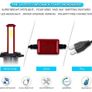 R7 Super Bright 4 Sides Emitting LED Auto Headlight DC9-36V 80W 8000Lumen 6000K H4 H7 Car Bulbs(Pack for 2) Image 3