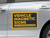 SIGNAGE Magnetic Signs for vehicles