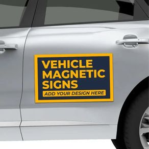SIGNAGE Magnetic Signs for vehicles