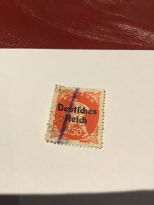 Rare Old German stamp