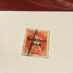 Rare Old German stamp