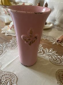 pink vase