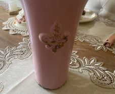 pink vase