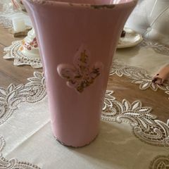 pink vase
