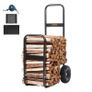 Firewood Log Cart 113kg with PU Wheels Image 9