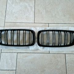 BMW 4 Series M4 Front Bumper Kidney Gloss Black Grill