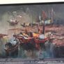 Vintage - Painting on Canvas - P. Wong Image 3