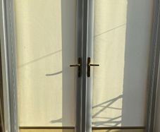 Roller blinds x2 for French doors 68cmx240cm each