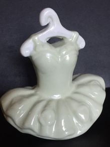 Miniature Ceramic Ballerina Dress