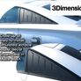 Toyota Celica 2000-2005 Simulated Window Matte Black 3D JDM Sport decal kit. Image 2