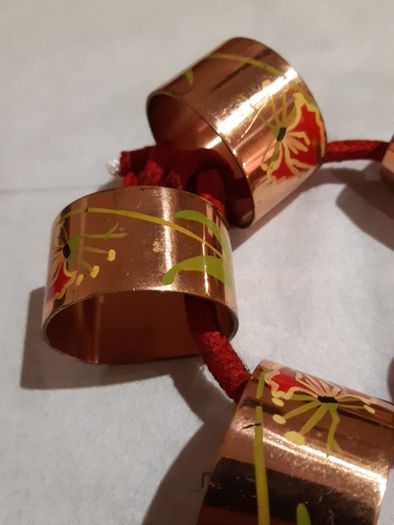 Copper serviette holders
