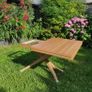 Wooden transformable table. NEW Image 3