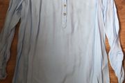 Powder Blue Long Sleeve Blouse
