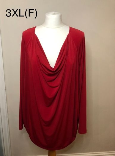 Attitudes red blouse (3XL)