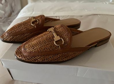 New Woven Mules