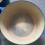 Le Creuset Cast Iron Casserole Dish Dutch Oven with Lid 24 and 22 Blue Enamel Image 6