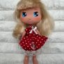 Mini doll I love Minnie Famosa Disney blonde dress red approx. 16 cm. Used Please see pictures Image 2