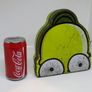 The Simpsons Homer Simpson yellow Fun Tin Case Empty Biscuit Tin 2003-04  Size 7 3/4" x 7 1/4" x 2" Image 5