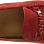 HUGO BOSS men's moccasin Leather shoes Driver_Mocc_sdbd 50472511, Dark Red605, Red 43 EU Image 4