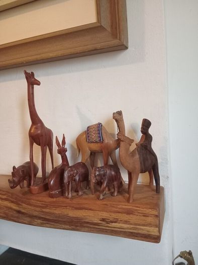 vintage besmo wood animals