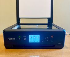 Canon PIXMA TS5050 Wireless 3-in-1 Printer (As New, Tested & Working) + Refillable Cartridges Scan Copy Ink
